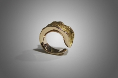 anillo corteza oro