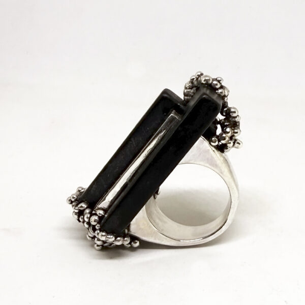 Anillo contemporáneo onix - Imagen 5