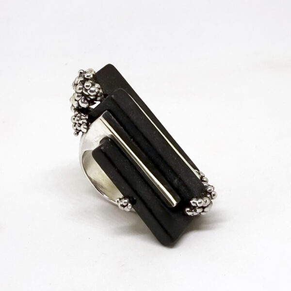 Anillo contemporáneo onix - Imagen 6